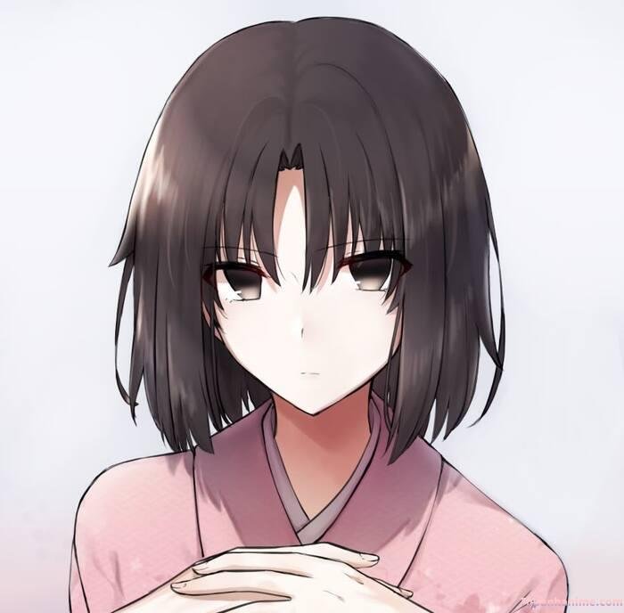 ảnh Shiki Ryougi đẹp trầm lặng