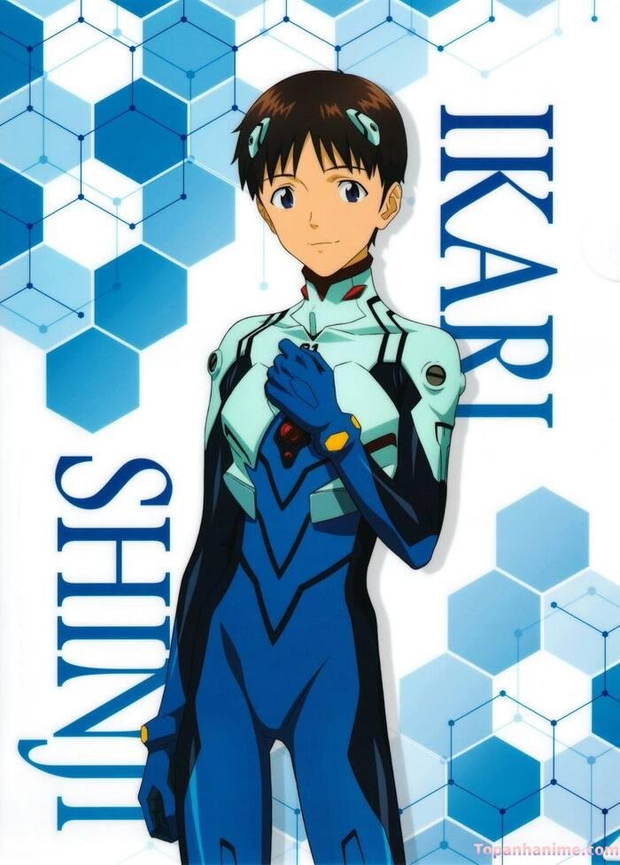 ảnh Shinji Ikari đẹp ánh nhìn xa xăm
