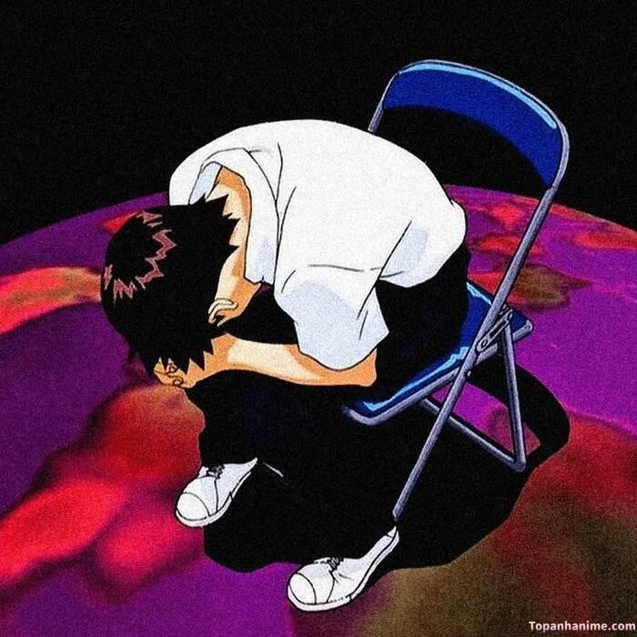 ảnh Shinji Ikari đẹp phong cách anime