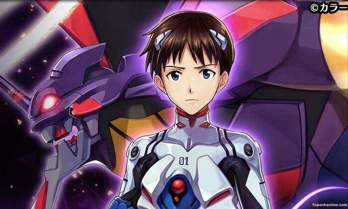 ảnh Shinji Ikari đẹp yếu mềm