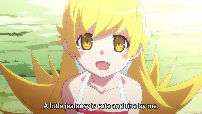 ảnh Shinobu Oshino đẹp phong cách anime