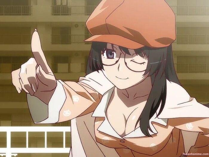 ảnh Tsubasa Hanekawa đẹp tri thức