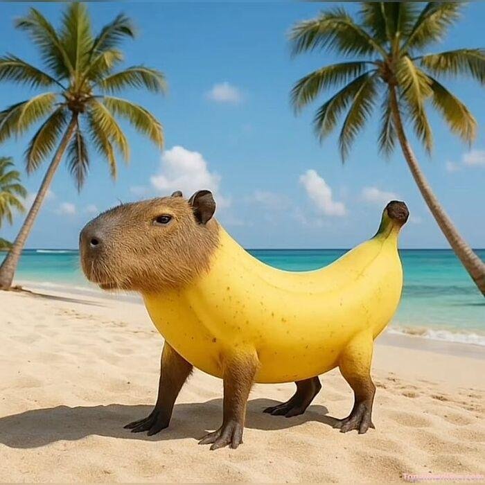 capybara meme chế