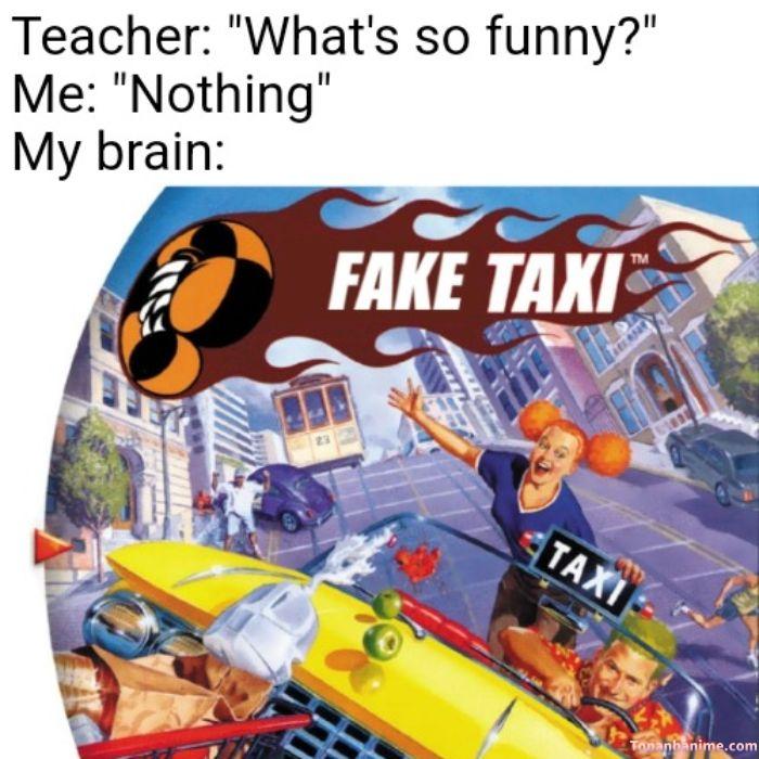 fake taxi meme hài hước