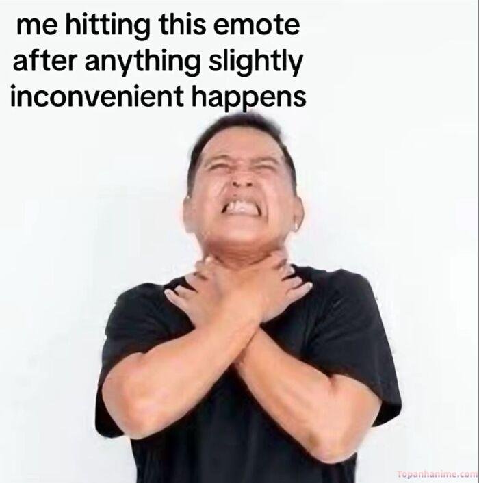 meme bóp cổ nhưng không thật