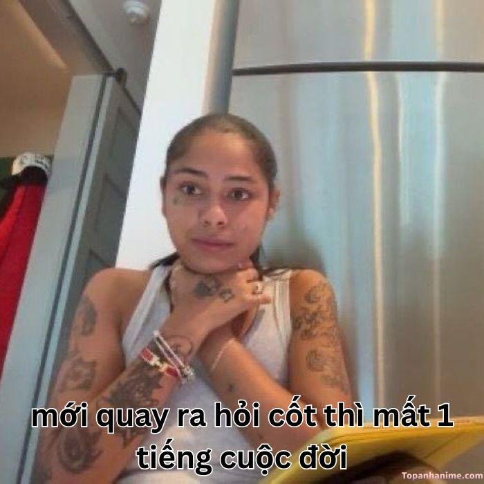 meme bóp cổ troll nhẹ