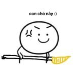 meme cầm dao nhìn căng