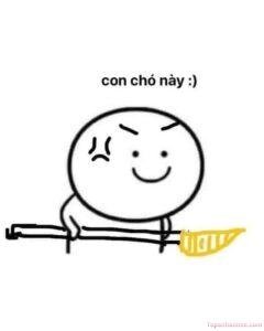 meme cầm dao nhìn căng