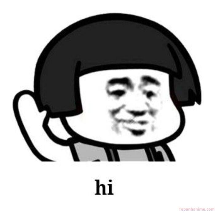 meme chào vibe nhẹ nhàng