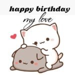 meme chúc mừng sinh nhật mèo cute