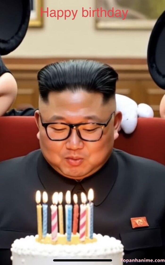 meme chúc mừng sinh nhật triều tiên