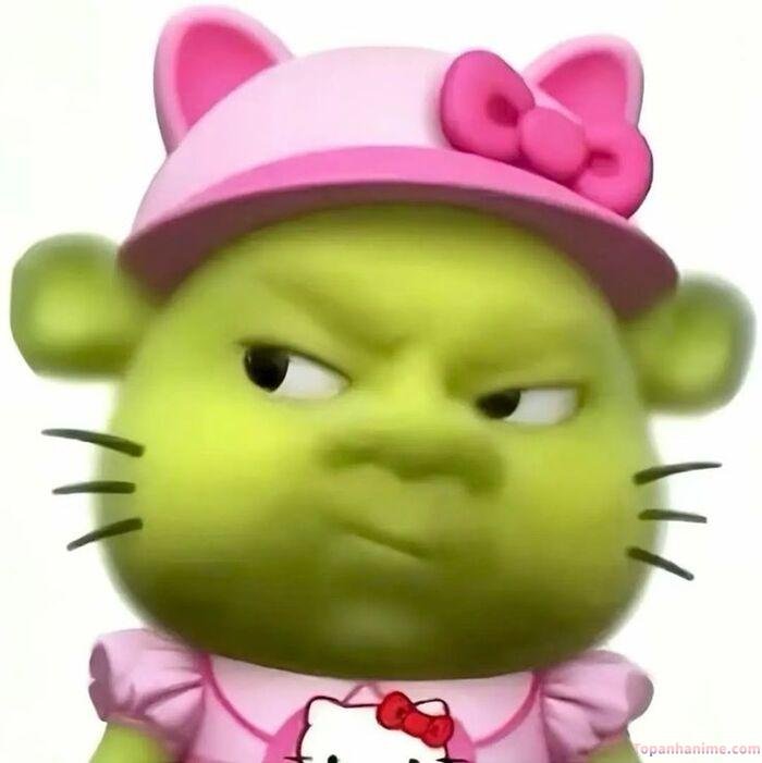 meme liếc ánh mắt khó ở