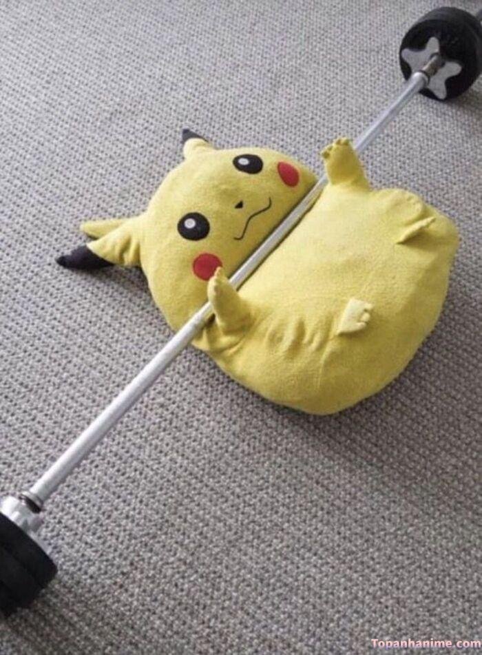 meme mệt mỏi pikachu