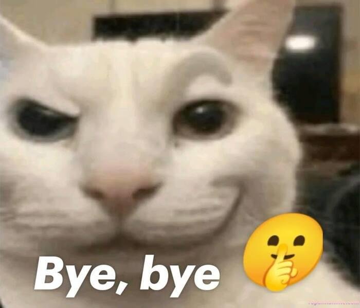 meme tạm biệt biểu cảm hài