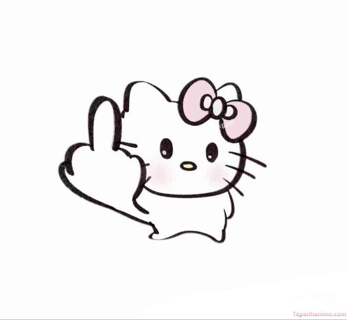 ngón giữa meme nhưng buồn cười
