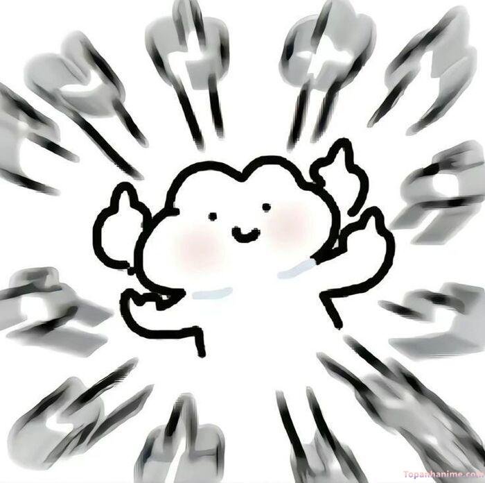 ngón giữa meme vibe nổi loạn