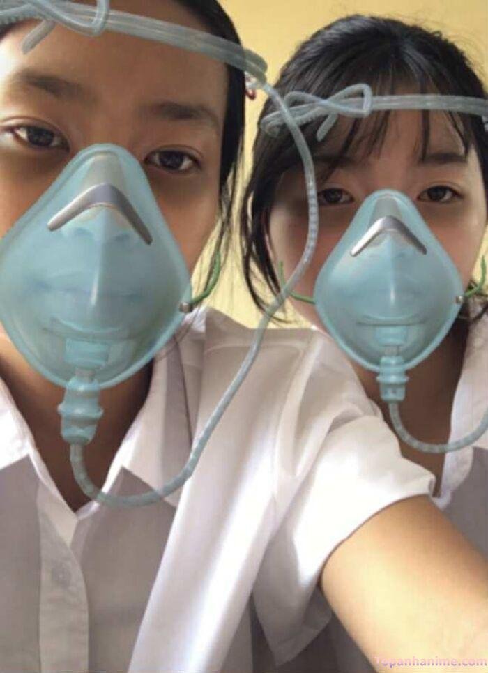 thở oxy meme hết năng lượng