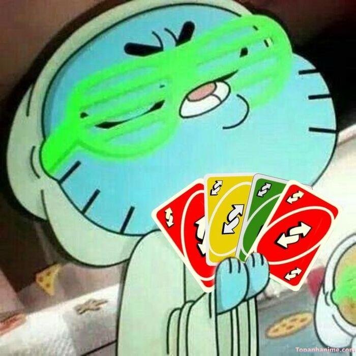 uno meme gumball