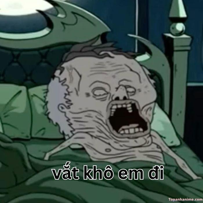 vắt cực khô meme không còn sức lực