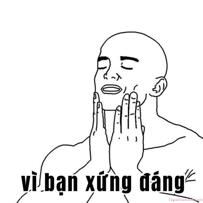 vì bạn xứng đáng meme nhận full damage