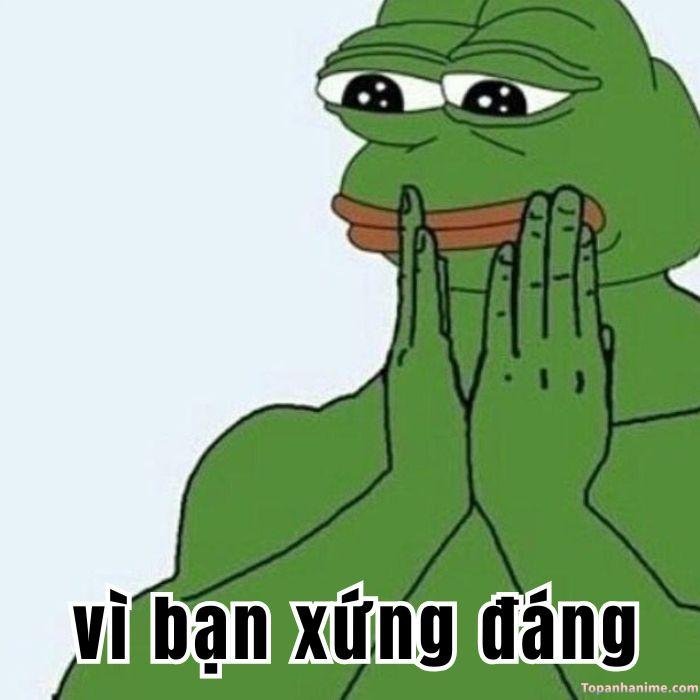 vì bạn xứng đáng meme nhìn mà thấm