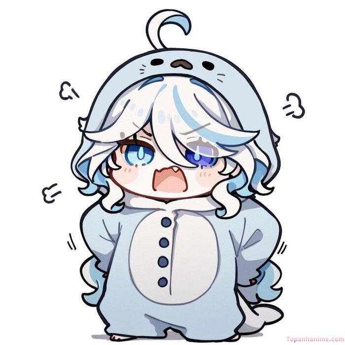 ảnh furina chibi giận