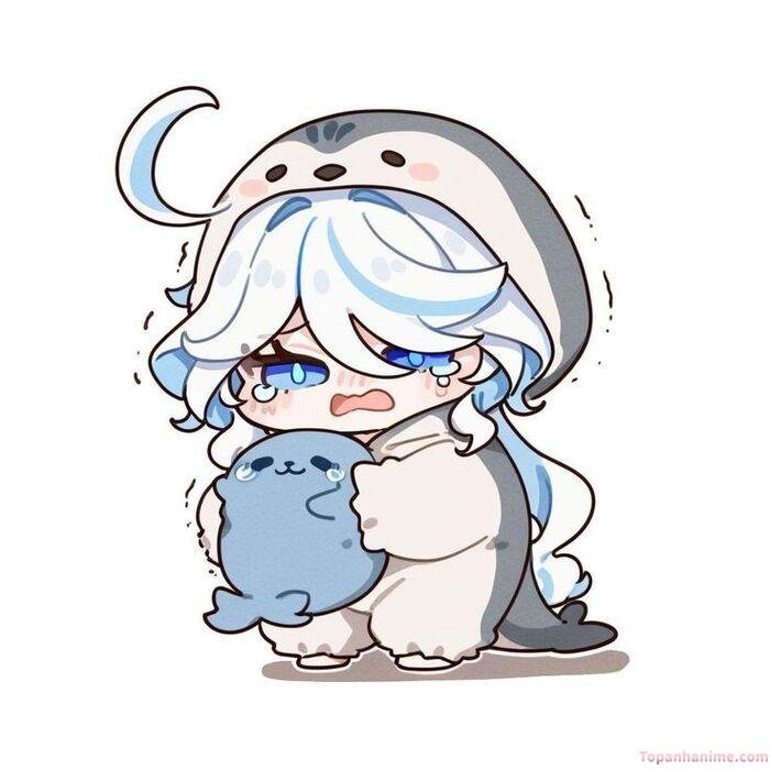 ảnh furina chibi ngủ