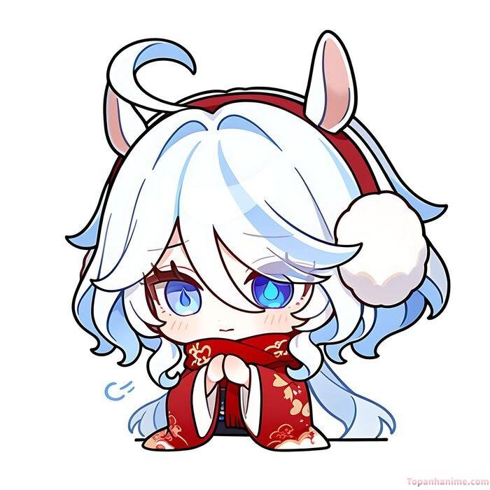 ảnh furina chibi siêu xinh