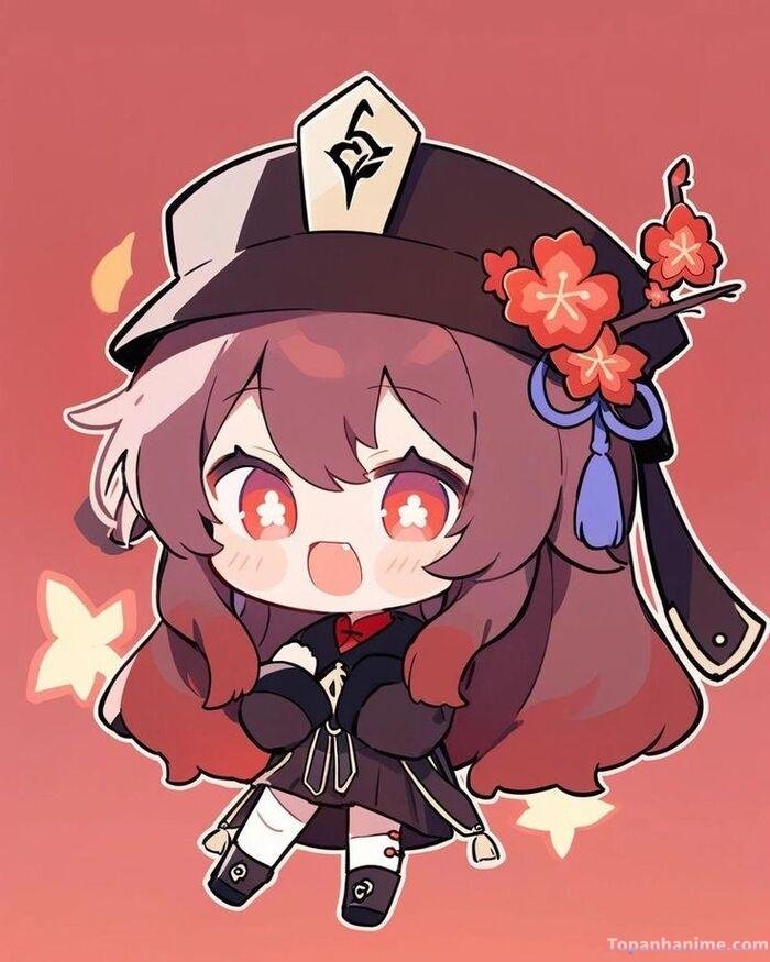 ảnh hutao chibi cực đáng yêu