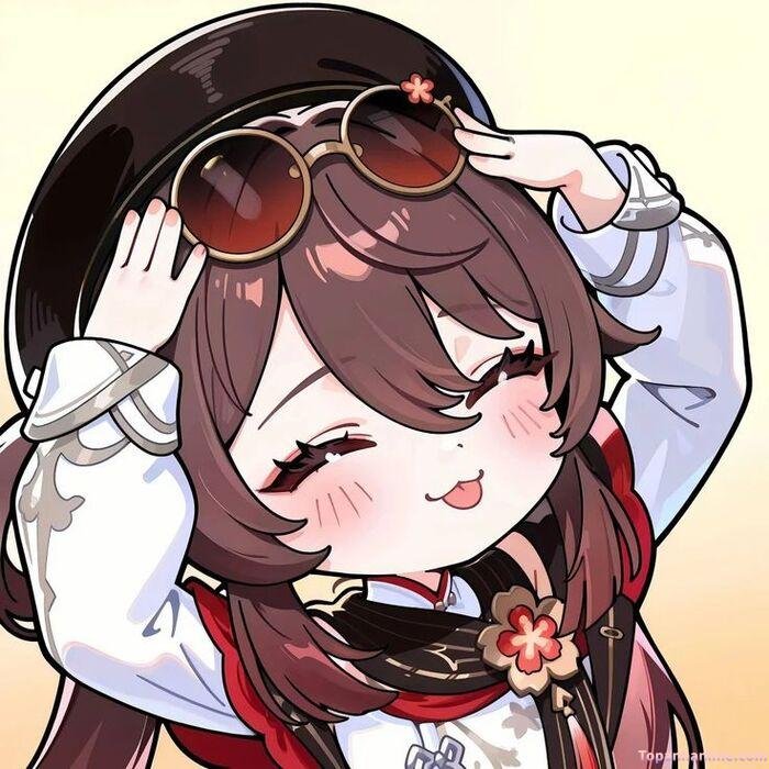 ảnh hutao chibi cute