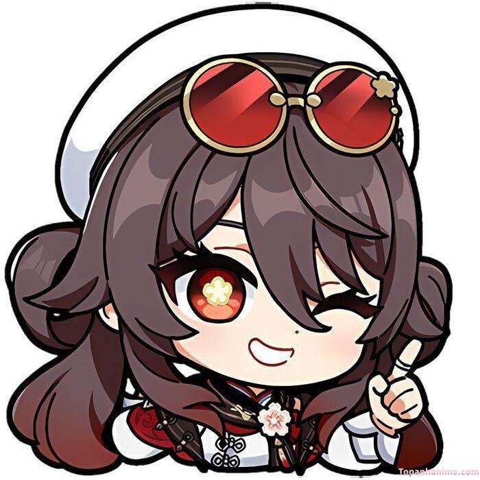 ảnh hutao chibi đáng yêu
