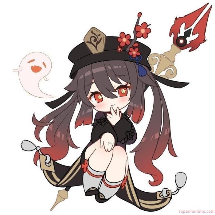 ảnh hutao chibi đẹp