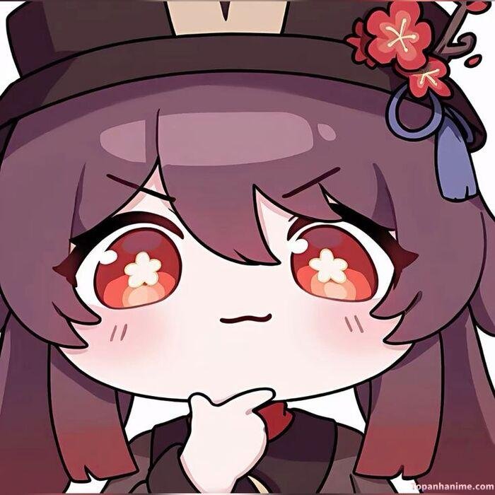 ảnh hutao chibi ngầu