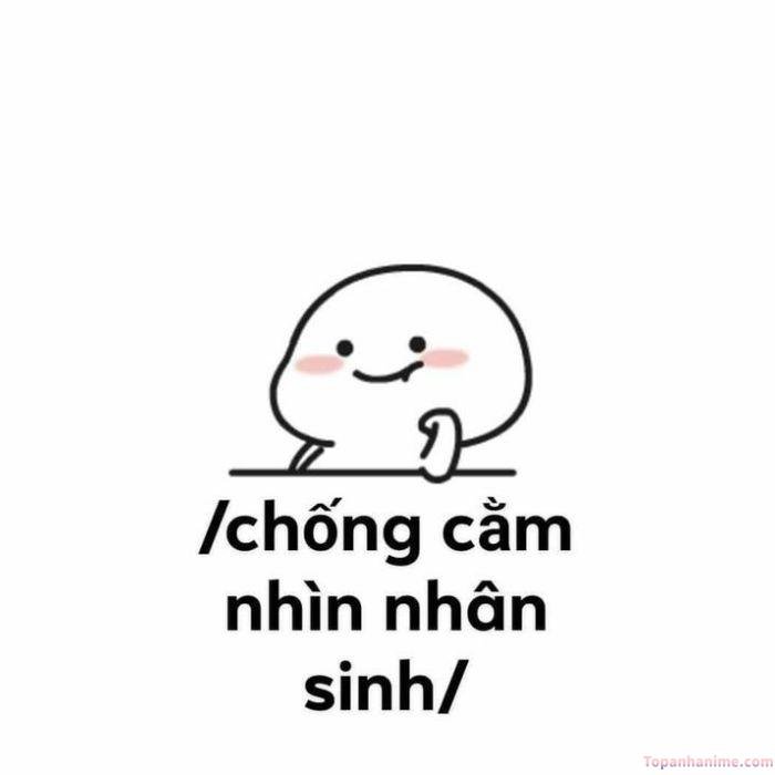 ảnh meme bình tĩnh chống cằm