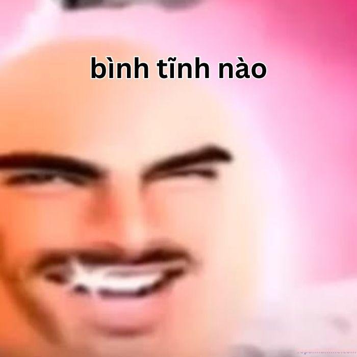 ảnh meme bình tĩnh cười