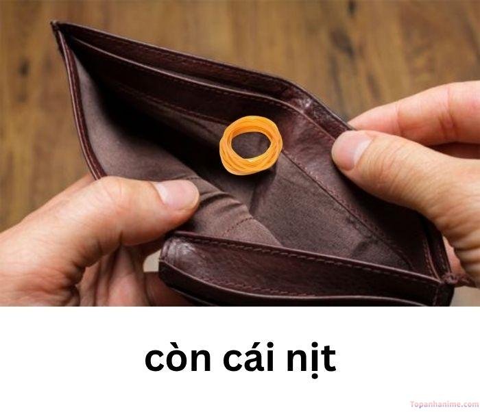 có cái nịt meme ví rỗng