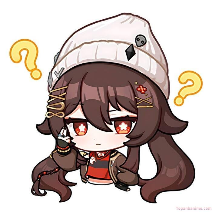 hình ảnh hutao chibi bùn