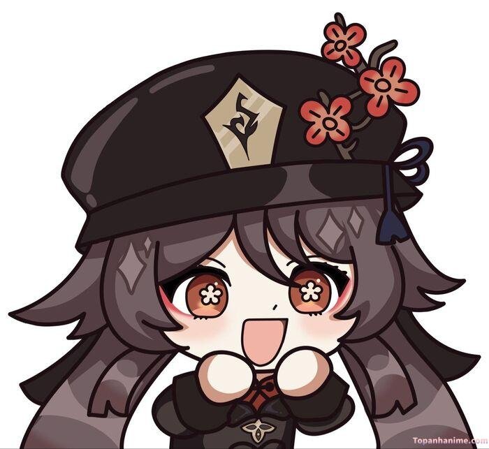 hình ảnh hutao chibi cực đáng yêu