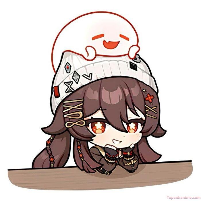hình ảnh hutao chibi đẹp nhất