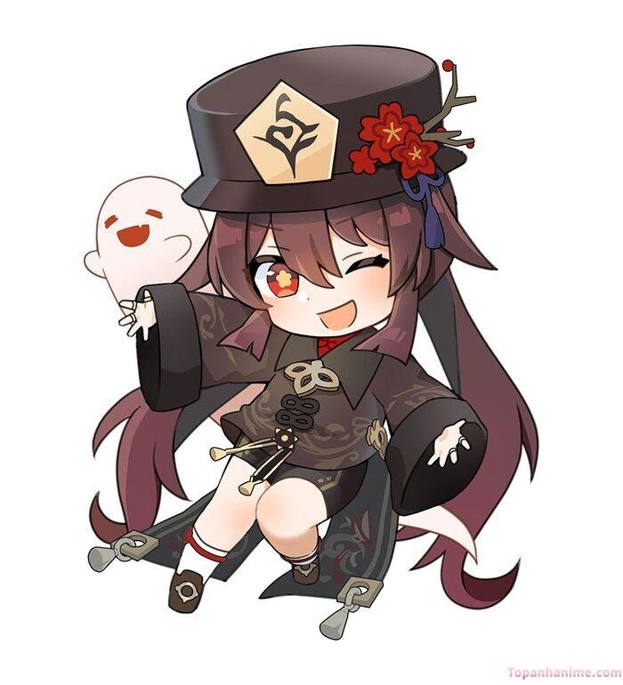 hình ảnh hutao chibi đẹp