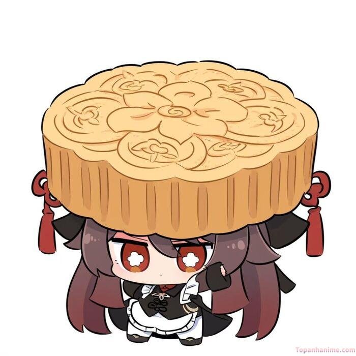 hình ảnh hutao chibi siêu đáng yêu