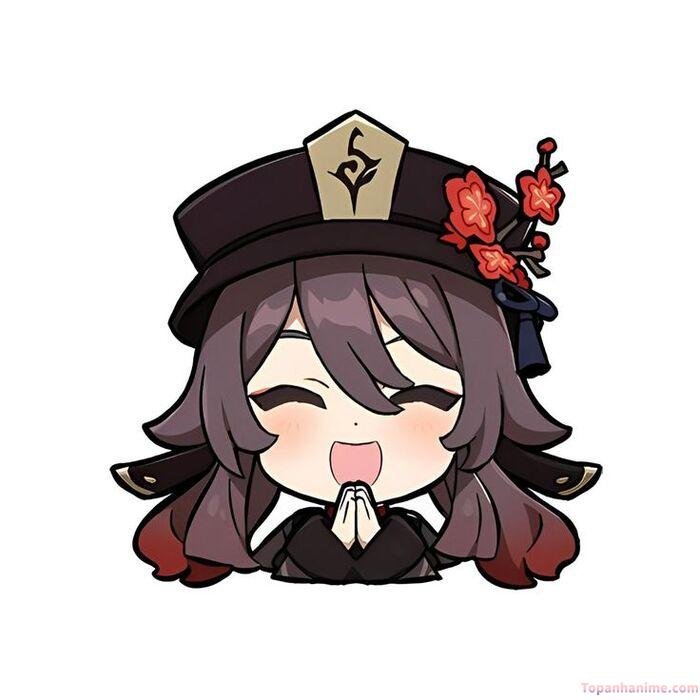 hình ảnh hutao chibi smile
