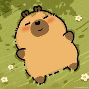 hình capybara chibi cực đẹp