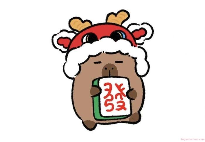 hình capybara chibi game