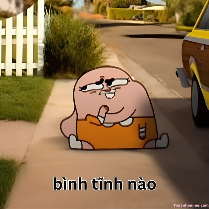 meme bình tĩnh nhân vật