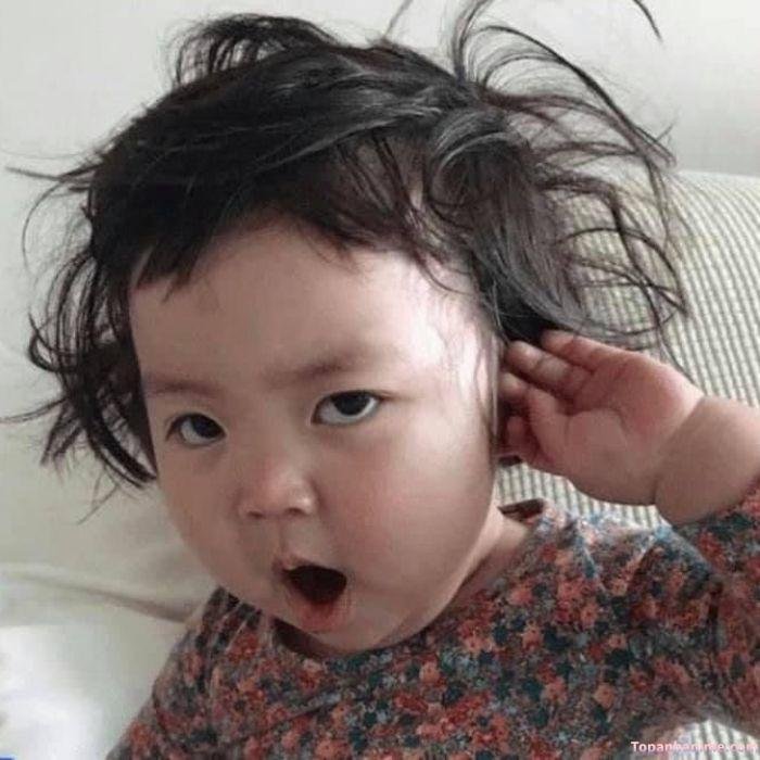 meme buồn ngủ chế bé