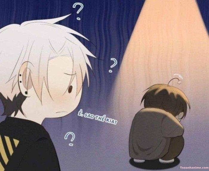 meme tủi thân anime