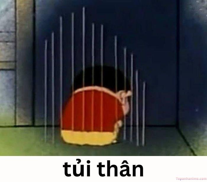 meme tủi thân shin