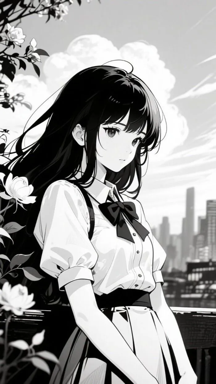 Tổng hợp 197+ ảnh Anime đen trắng tuyệt đẹp khó cưỡng Tổng hợp 197+ ảnh Anime đen trắng tuyệt đẹp khó cưỡng