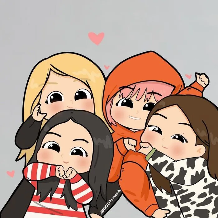 Ngắm nhìn 150+ mẫu blackpink chibi siêu dễ thương